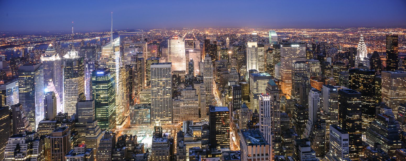 View from the Empire State Building, New York, USA